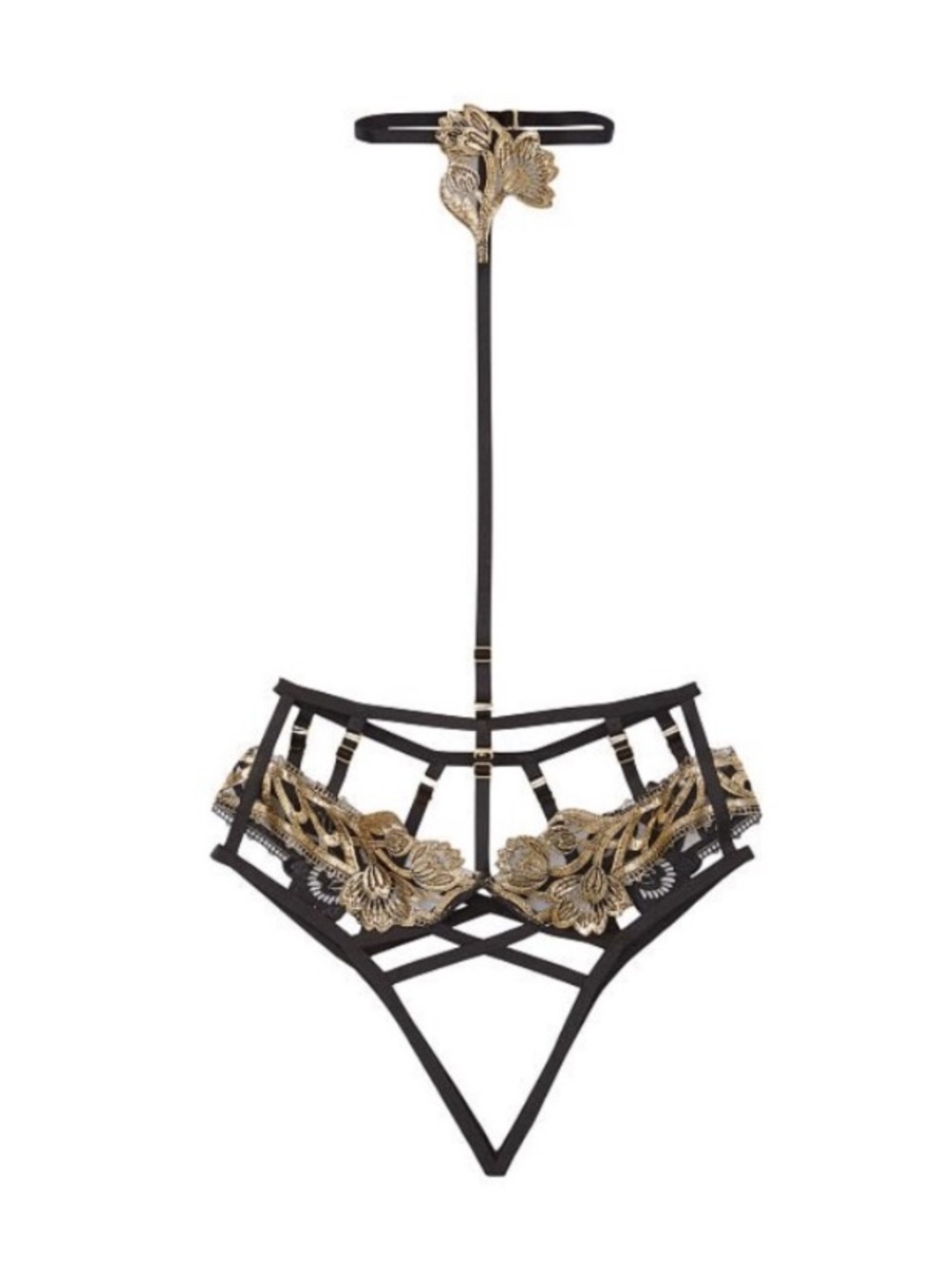 VS EMBROIDERED PANTY HARNESS